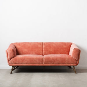 SOFA ROSA TEJIDO METAL 193