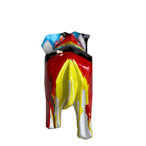AMÓN Elefante multicolor 
(33 x 15 x 21 cm) | Serie XS EQHO febrero