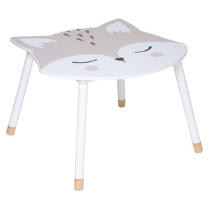 Mesa infantil "Douceur" zorro blanco 62x64cm MBMARZOKIDS