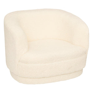 Sillón infantil bouclette blanco MBMARZOKIDS