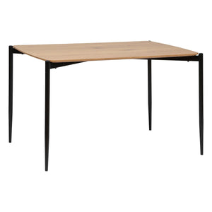 Mesa de comedor Slano" de metal y papel L 120 cm MBMARZO