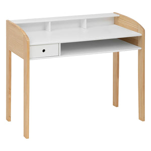 Escritorio infantil L100cm madera blanca MBMARZOKIDS