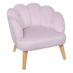 Sillón infantil de concha "Sirène" violeta MBMARZOKIDS