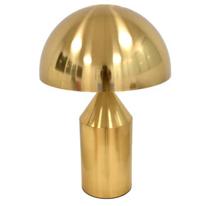 <p>Lámpara de mesa, diseño, metal dorada</p> Grupo sdm JULIO