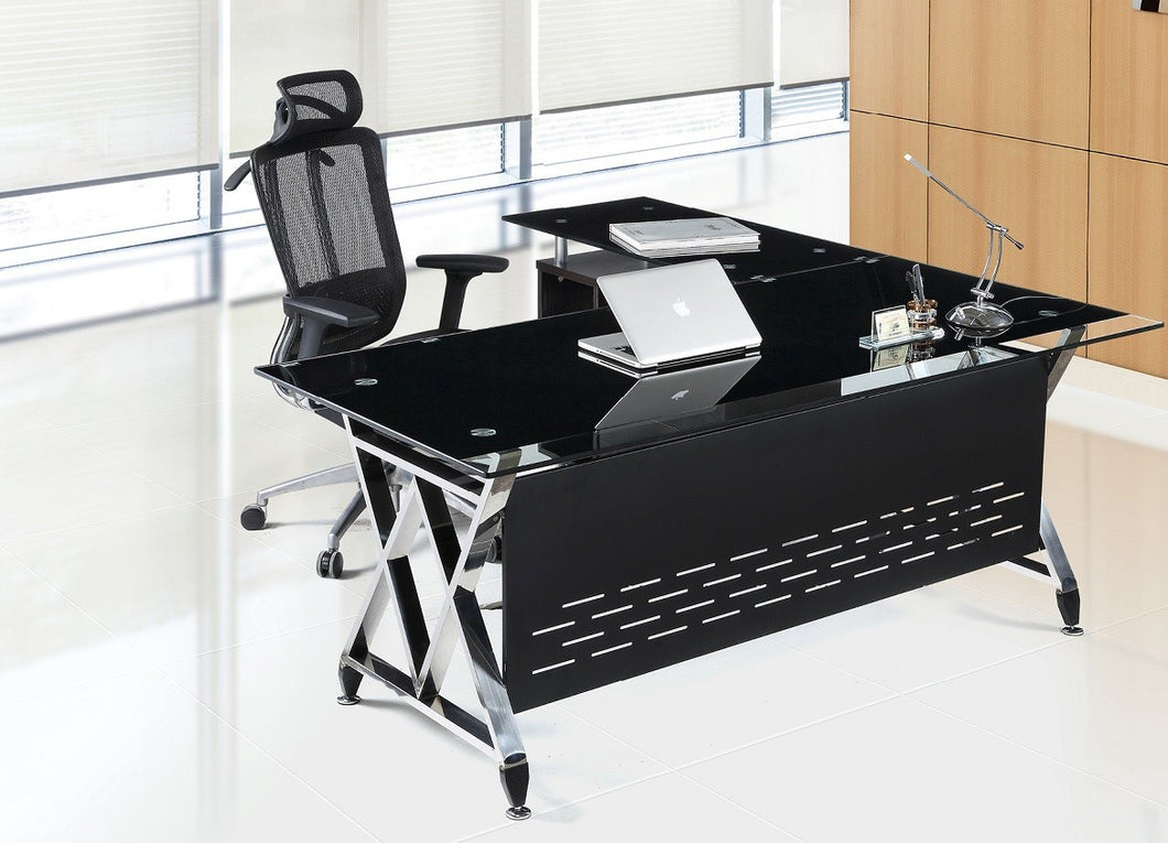 Mesa de oficina con mueble ala de 100x50 cms - a izquierda -, costados –  DECOGRAM ESPAÑA