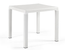 Cargar imagen en el visor de la galería, &lt;p&gt;Mesa de diseño, 100 % polipropileno de color blanco, 80 x 80 cms&lt;/p&gt; Grupo sdm JULIO